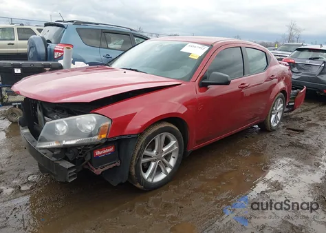 2014 Dodge Avenger Se from USA, damaged, VIN 1C3CDZAB7EN160834